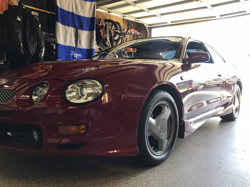 The quad headlights, hood, and bumper make this Celica look fast, with the rally car abilities to back it up!